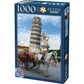 Puzzle D-Toys Puzzle Šikmá věž v Pise, Itálie 1000 dílků