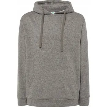 Pánská mikina Tepláková mikina s s kapucí šedá, velikost S