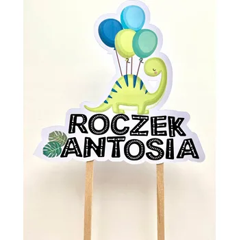 Party dekorace Na dort dort s dinosaurem a roztomilým motivem