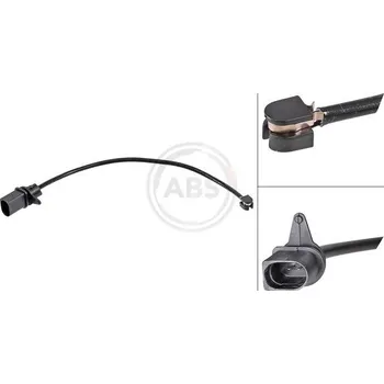 Brzdová destička Výstražný kontakt, opotřebení obložení A.B.S. 39935