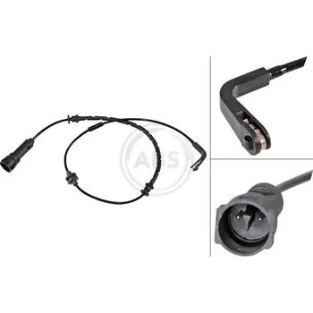 Brzdová destička Výstražný kontakt, opotřebení obložení A.B.S. 39605