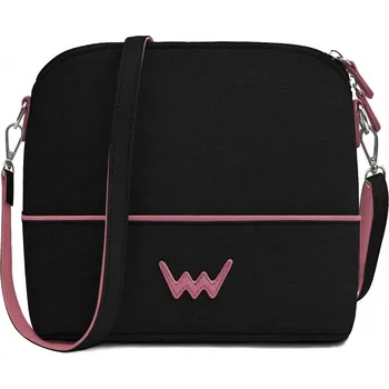 Oblečení a móda Vuch Dámská crossbody kabelka Cara Canva Black černá Univerzální