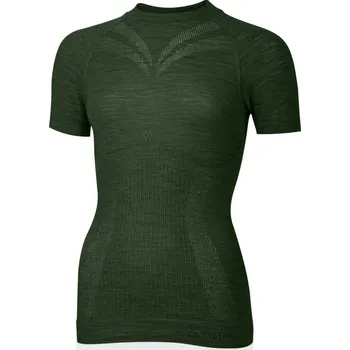 Dámské termoprádlo MALBA dámské merino triko - Zelená 6160 / L/XL / Zelená