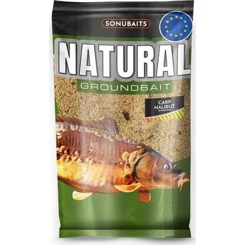 Návnadová surovina SONUBAITS - Krmítková směs Natural Carp 1kg, Cheesy
