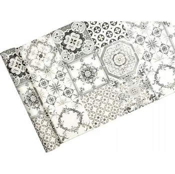 Tapeta ČERNÁ orientální MOZAIKA tapeta do kuchyně, obývacího pokoje