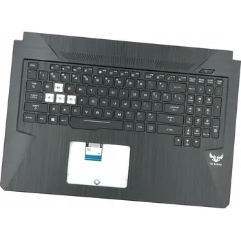 Náhradní klávesnice pro notebook Klávesnice pro Asus FX705DD s opěrkou zápěstí, LED RGB podsvícení