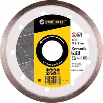 Řezný kotouč Diamantový řezací kotouč Distar 91315095009 115 x 22,2 mm