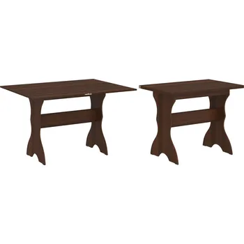 Jídelní stůl Slevadoma Jídelní stůl SR-01 rozkládací Barva: ořech - tmavý