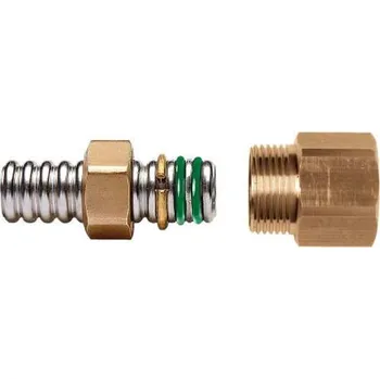 Instalatérský materiál Eurotis Přechod s O-kroužky s vnitřním závitem pro trubku TFA DN50, 2 1/2" pro vodu, topení a solar (o-kroužky Viton), 54558