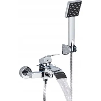 Vodovodní baterie Nástěnná vanová baterie Arizone stříbrná