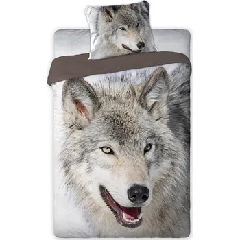Povlečení Bavlněné dětské povlečení WOLF 140x200cm