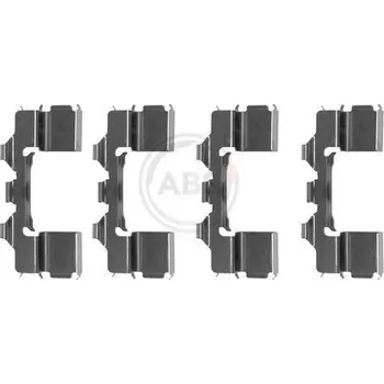 Přislušenství brzdového systému Sada příslušenství, obložení kotoučové brzdy A.B.S. 1104Q