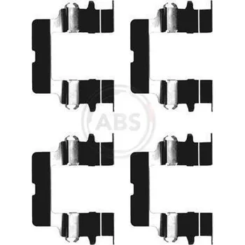 Přislušenství brzdového systému Sada příslušenství, obložení kotoučové brzdy A.B.S. 1161Q