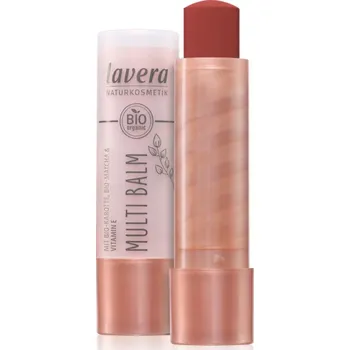 Péče o rty Lavera Multi Balm multifunkční balzám na rty a tváře odstín 01 Sunset Red 4.5 g