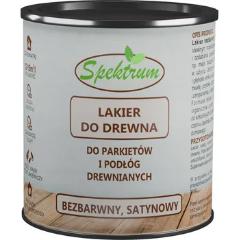 barva a nátěr na dřevo Lak na parkety SPEKTRUM saténový 250ml