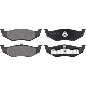 Brzdová destička Sada brzdových destiček, kotoučová brzda A.B.S. 38782