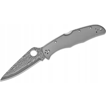kapesní nůž Spyderco Endura 4 Titan Damascus nůž zavírací