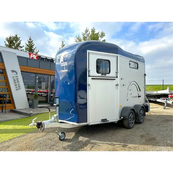 Přívěs pro přepravu koně a skotu Přívěs pro koně CHEVAL LIBERTE TOURING XL®, MODRÝ