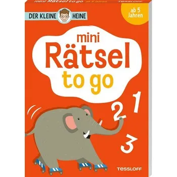 První čtění Der kleine Heine. Mini Rätsel to go. Ab 5 Jahren - Heine, Stefan