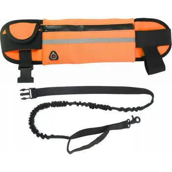 Vodítko pro psa Vodítko s kapsou/pouzdrem na běhání se psem nebo kočkou - SADA