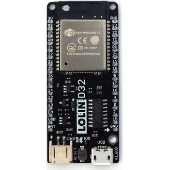 Vývojová deska Lolin D32 ESP-WROOM-32 2.4GHz vývojářská deska s WiFi a Bluetooth