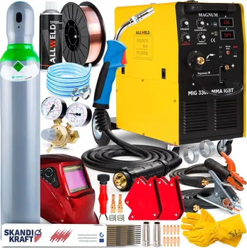 Svářečka Svářečka MIG/MAG Magnum MIG 330W MMA IGBT 330A 400V hliník 4x4 sada