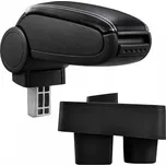 PROTEC Loketní opěrka Škoda Fabia II, syntetická kůže, černá s bílým prošíváním