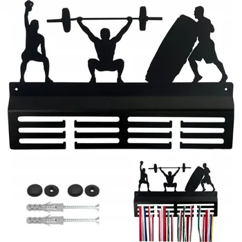 Věšák Věšák na medaile CROSSFIT, kolíky + záslepky DÁREK