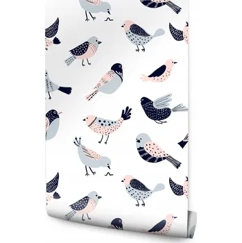 Fototapeta Tapeta v roli PASTELOVÉ Barevní PTÁCI Příroda