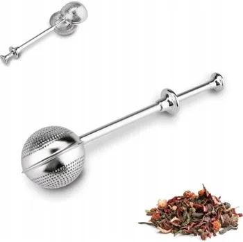 Konvice na čaj Sítko - lžička na cukr / Spařovač na čaj a bylinky