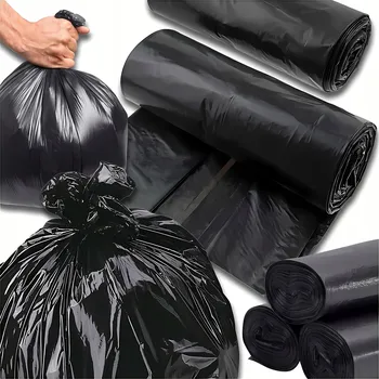 Pytle na odpadky Univerzální pytle na odpadky 35 litrů 15 kusů LDPE Černé