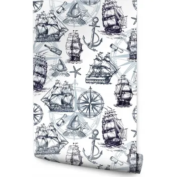 Fototapeta Tapeta pro mládež Plachetnice Vintage LODĚ Mušle