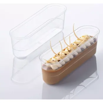 Jednorázové nádobí Plastový kelímek na dezerty Eclair 120 ml