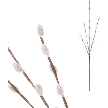 umělá květina Kočičky NL0205 - umělá větvička, kvetoucí bez lístků