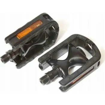 Pedál na kolo Pedály CITY ALU Černé