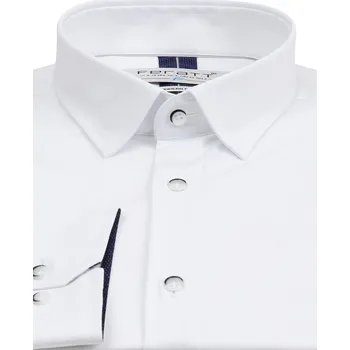 Pánská košile FERATT Pánská košile SILKY MODERN bílá Velikost: L