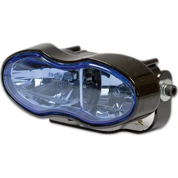 Osvětlení pro motocykl HS MOTO - Německo Sirius světlo přední dálkové a mlhové barva: černá s modrým sklem