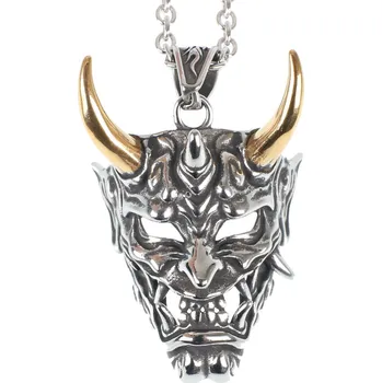 Přívěsek přívěšek Evil Dragon Head Men Gold