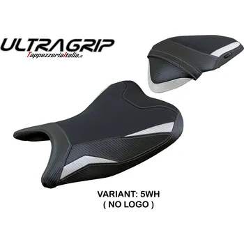 Moto sedlo TPZ Italia potah sedla Kawasaki Ninja 400 (18-23) Ribera ultragrip model potah sedla: bez loga 5WH (white)