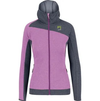 Dámská mikina KARPOS W Averau Full-Zip Hoodie Fleece, Bloom/Ombre Blue velikost: S