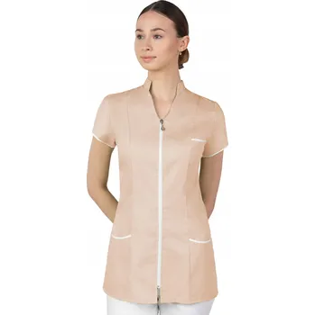 Dámské sako 38 DÁMSKÝ ZDRAVOTNICKÝ BLEJZR halenka na zip KOSMETICKÝ PLÁŠŤ 308