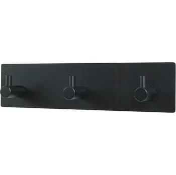 Věšák Háček bez vrtání Global Service černý