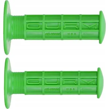 grip Gripy na řidítka kola OURY BMX 114mm Zelené
