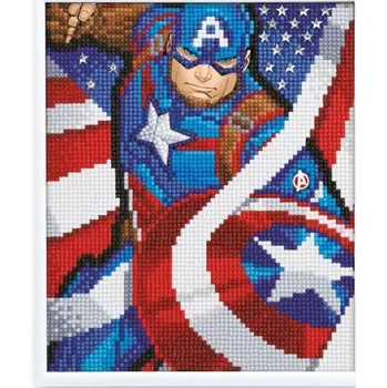 Obraz Crystal Art Obraz v rámu, Kapitán Amerika