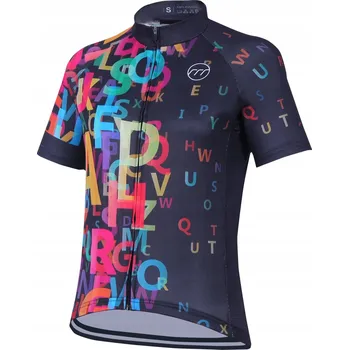 cyklistický dres Madani: pánský cyklistický teplákovka LETTERS, vel.