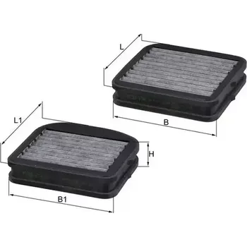 Kabinový filtr KNECHT Filtr vzduchu v interiéru KNC LKK 72/S