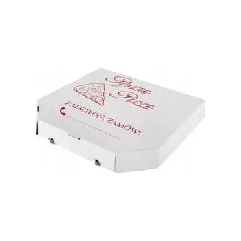 Jednorázové nádobí Eko-Pap Krabice na pizzu 32x32 univerzální potisk 25 ks