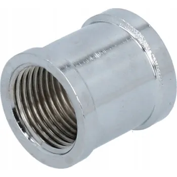 Fitinka Poniklovaná spojka nátrubek 3/8'' VNITŘNÍ ZÁVIT mosaz pro vodovodní potrubí