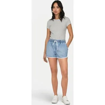 Dámské tričko ONLY T-Shirt Elina 15320229 Šedá Slim Fit L