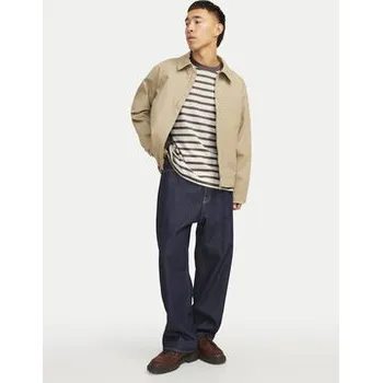 Pánské oblečení Jack & Jones S dlouhým rukávem Islington 12273202 Béžová Loose Fit XL